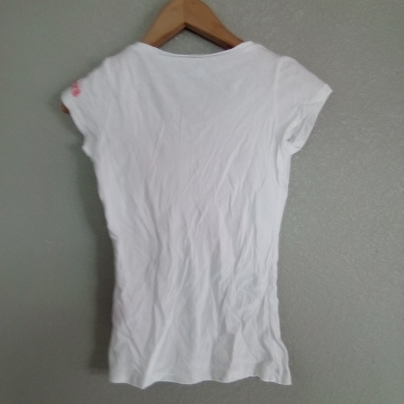 Disney White and Pink Graphic T-Shirt - Picture 3 of 3